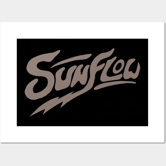 sunflow typography flash Wall Art by sunflow